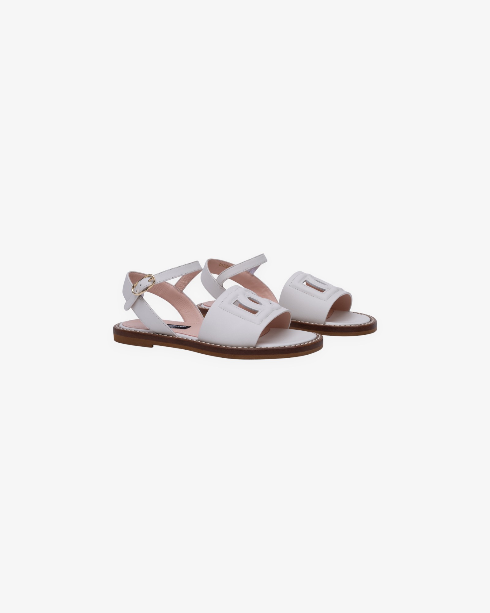 DOLCE & GABBANA — Сандалии из телячьей кожи с логотипом DG