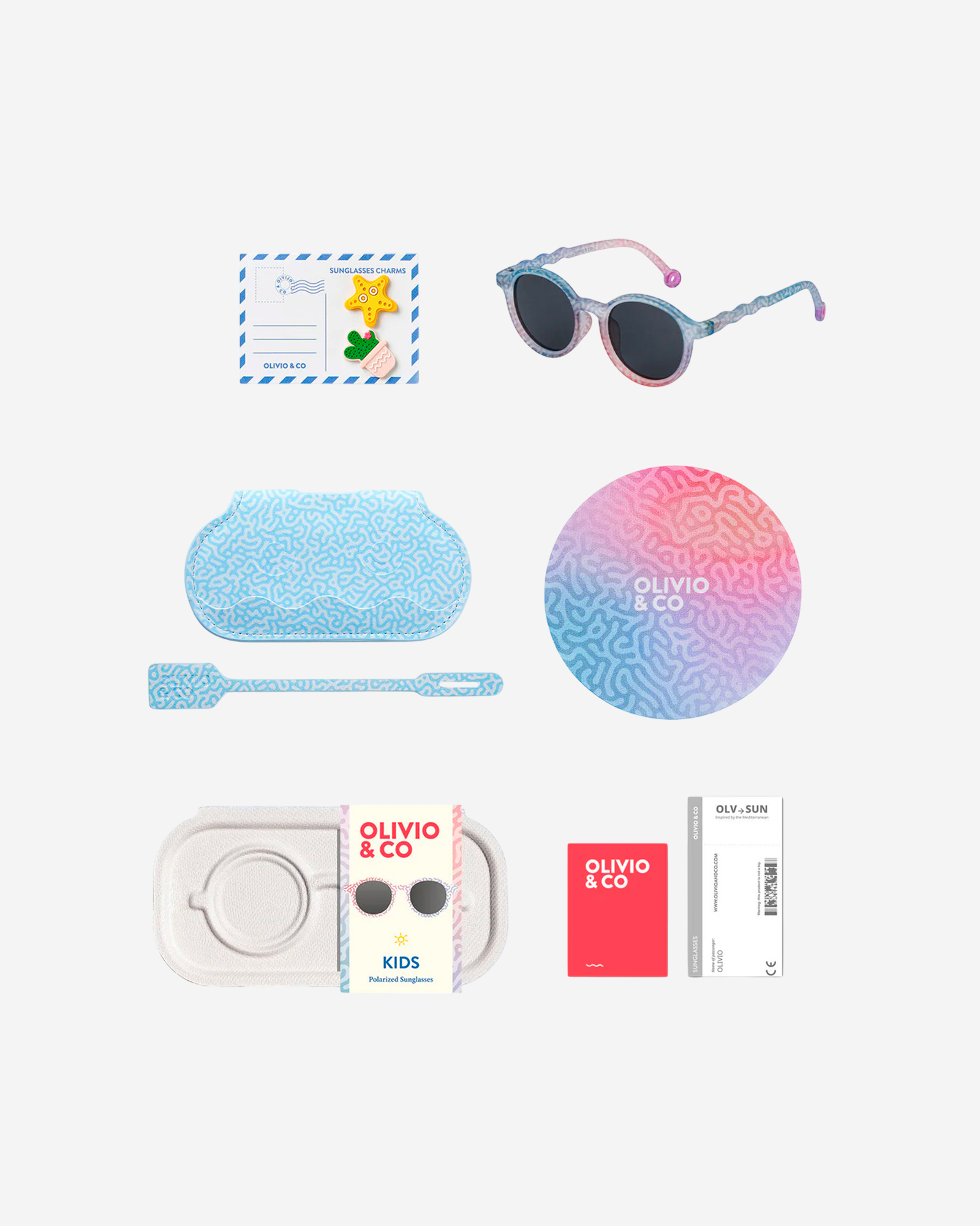 Очки  KIDS Oval Sunglasses-Coral Reef-Coral Fantasy — 4