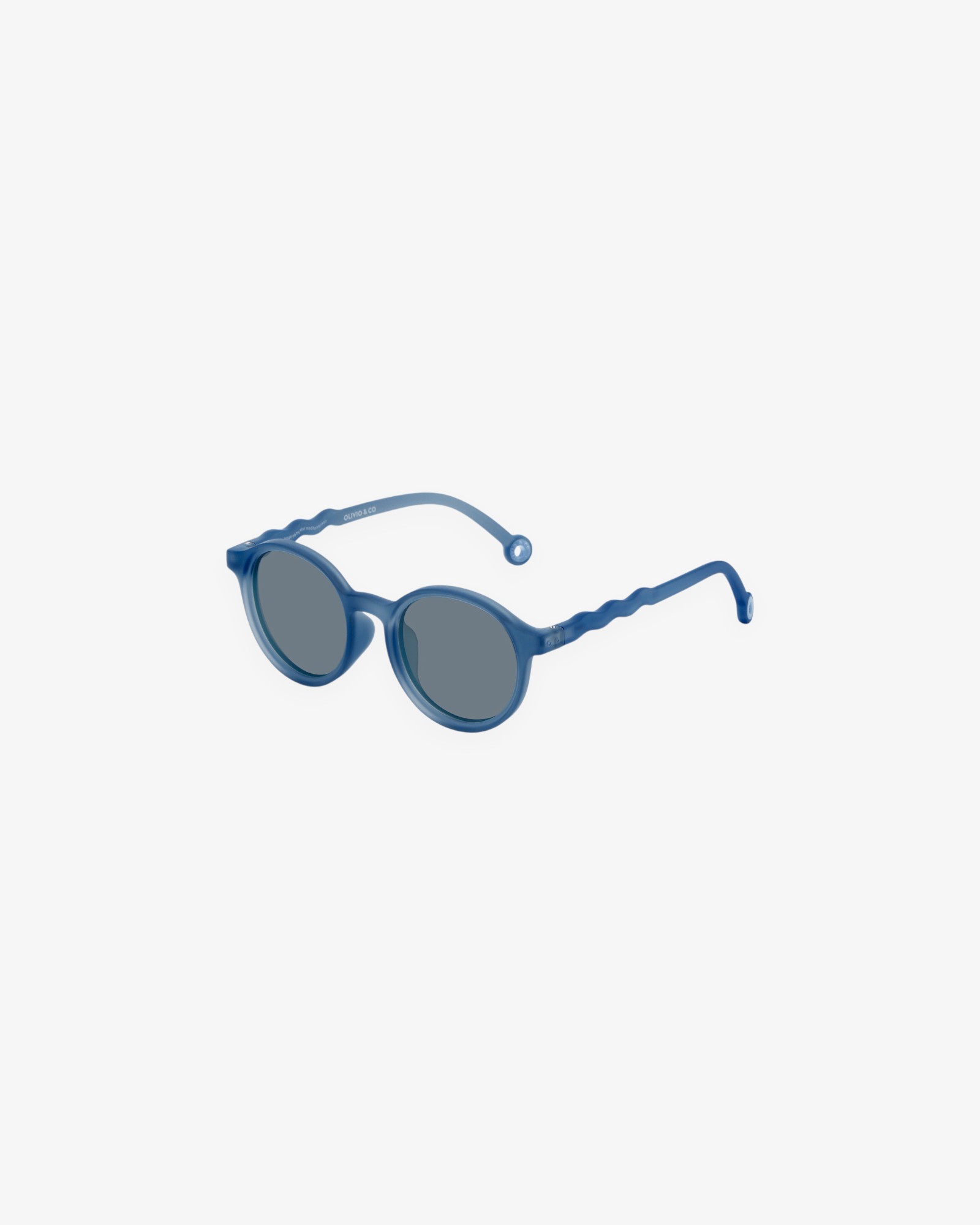 Очки JUNIOR Oval Sunglasses-Seaside Stripes-Navy Blue — 2