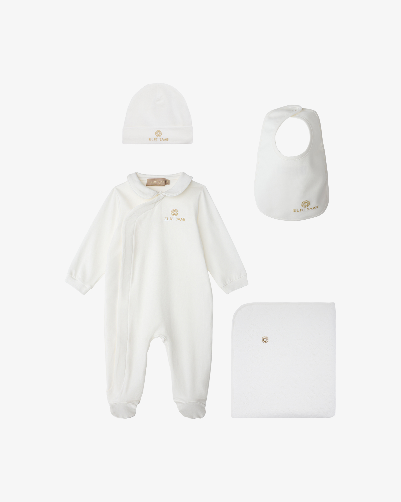 ELIE SAAB JUNIOR — Комплект (комбинезон, шапка, слюнявчик, одеяло)